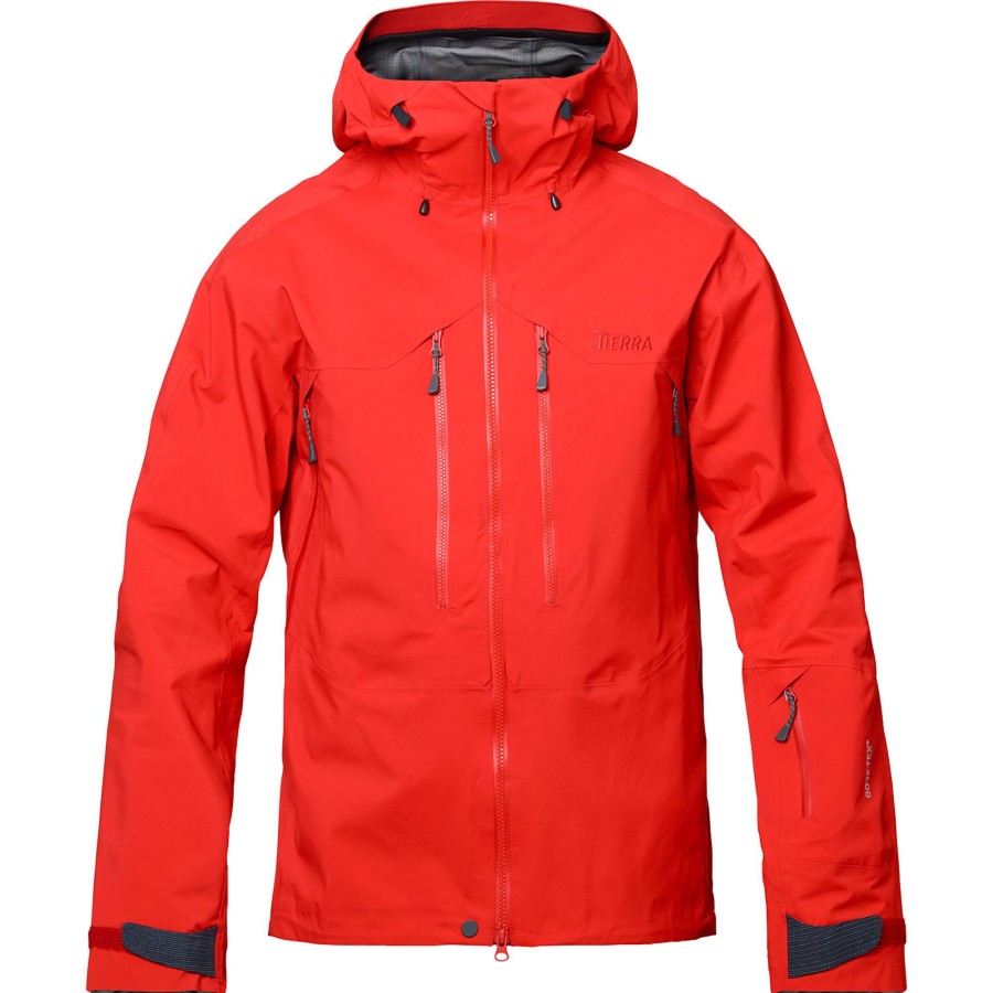 Herre Tierra | Tierra Mens Roc Blanc Jacket Gen.3 Rod (Red)