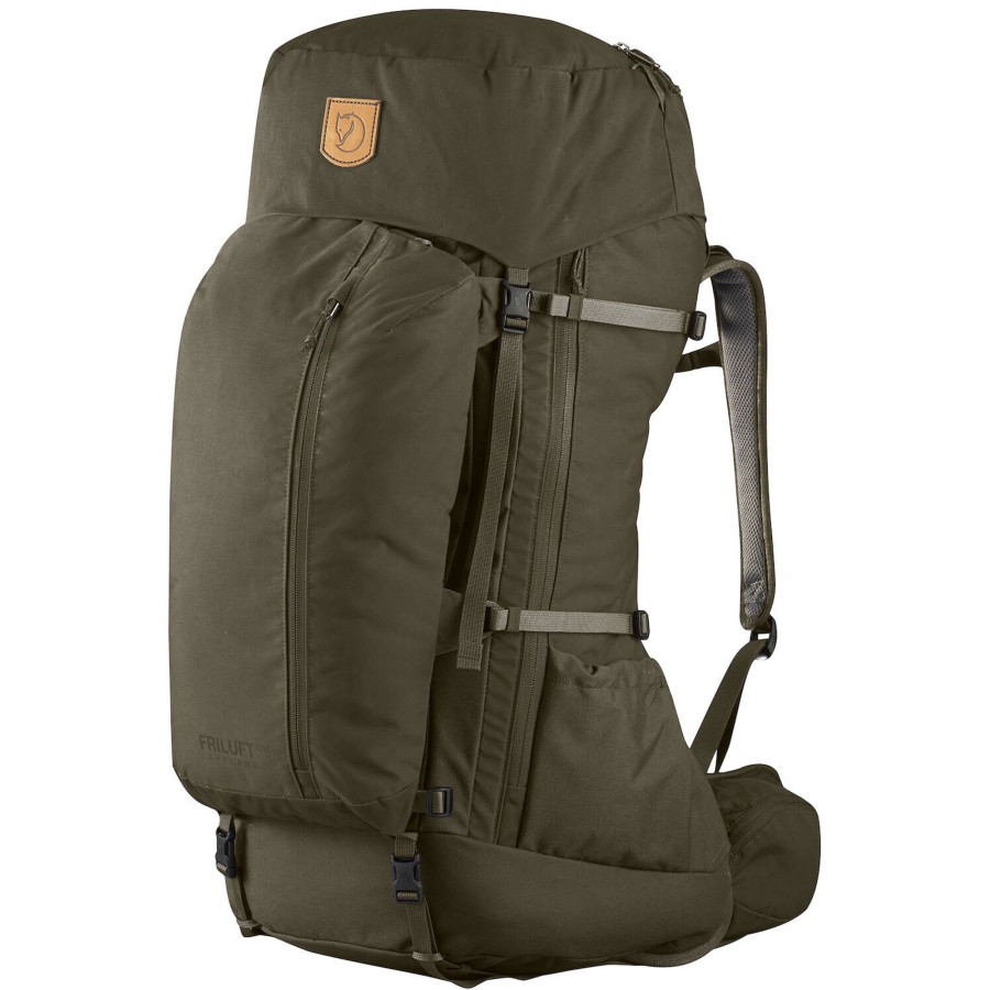 Rygsaekke Fjällräven | Fjallraven Lappland Friluft 45 Gron (Dark Olive/633)