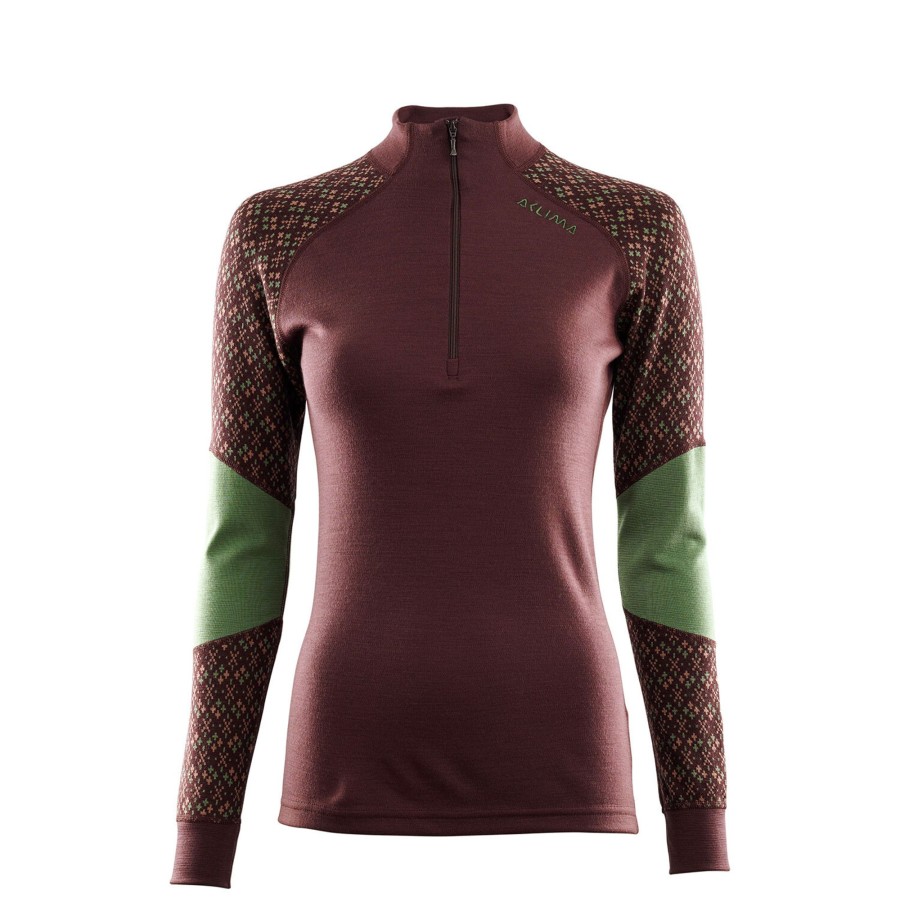 Dame Aclima | Aclima Womens Designwool Glitre Mock Neck