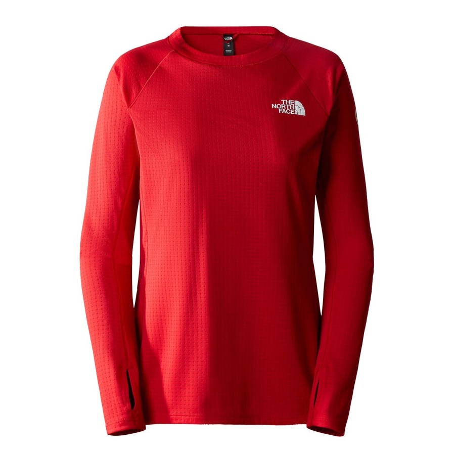 Dame The North Face | The North Face Womens Summit Pro 120 Crew Rod (Tnf Red)