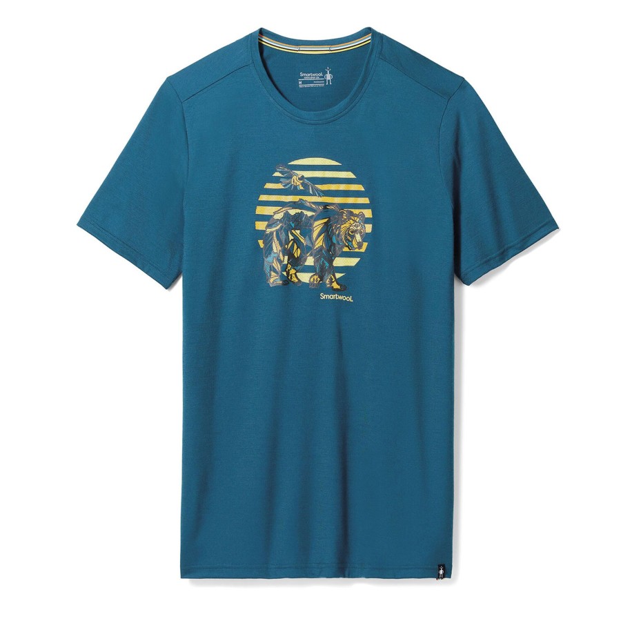 Herre Smartwool | Smartwool Companion Trek Graphic S/S Tee Slim Fit