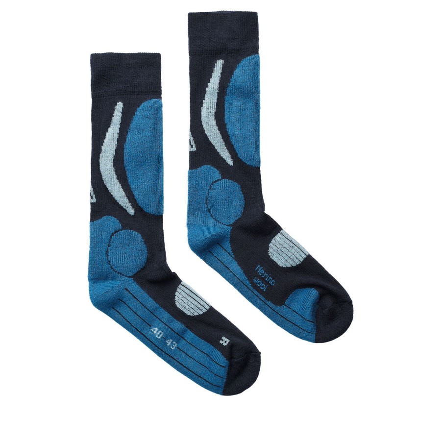 Fodtoj Aclima | Aclima Cross-Country Socks 1 Pair Bla (Navy Blazer/Sapphire/Azure)