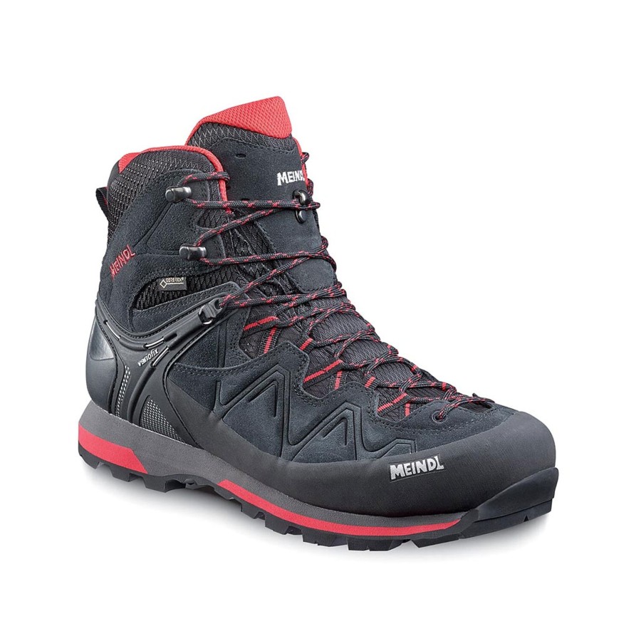 Fodtoj Meindl | Meindl Mens Tonale Gtx Sort (Black/Red)