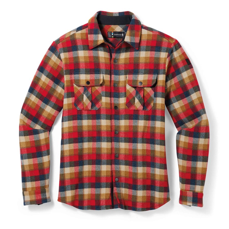 Herre Smartwool | Smartwool Mens Anchor Line Shirt Jacket