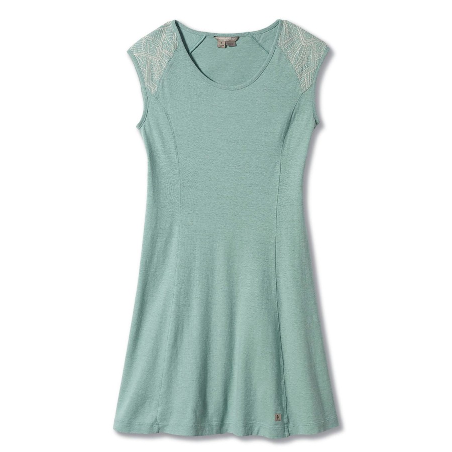 Dame Royal Robbins | Royal Robbins Womens Flynn Scoop Neck Dress Bla (Blue Surf)