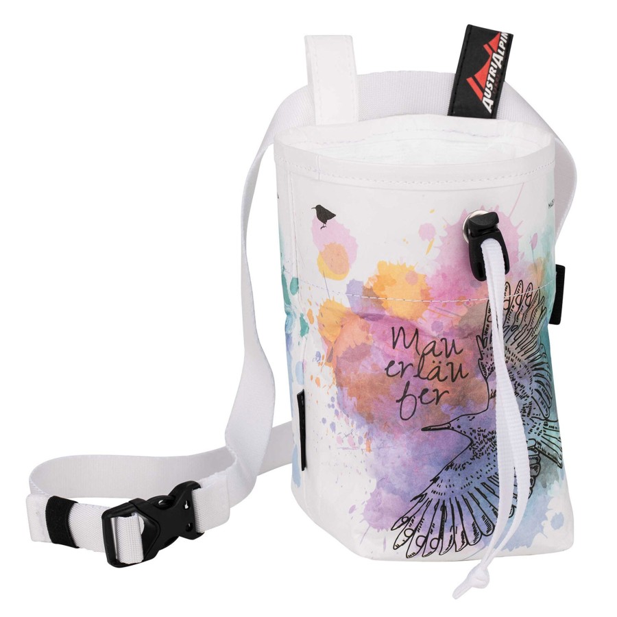 Klatregrej DMM | Austri Alpin Papnu Wallcreeper Chalkbag Hvid (White/Colorful)