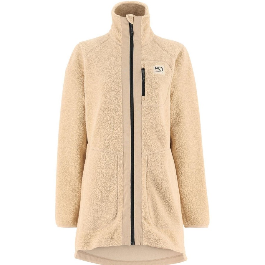 Dame Kari Traa | Kari Traa Womens Sanne Pile Jacket Beige (Oat)