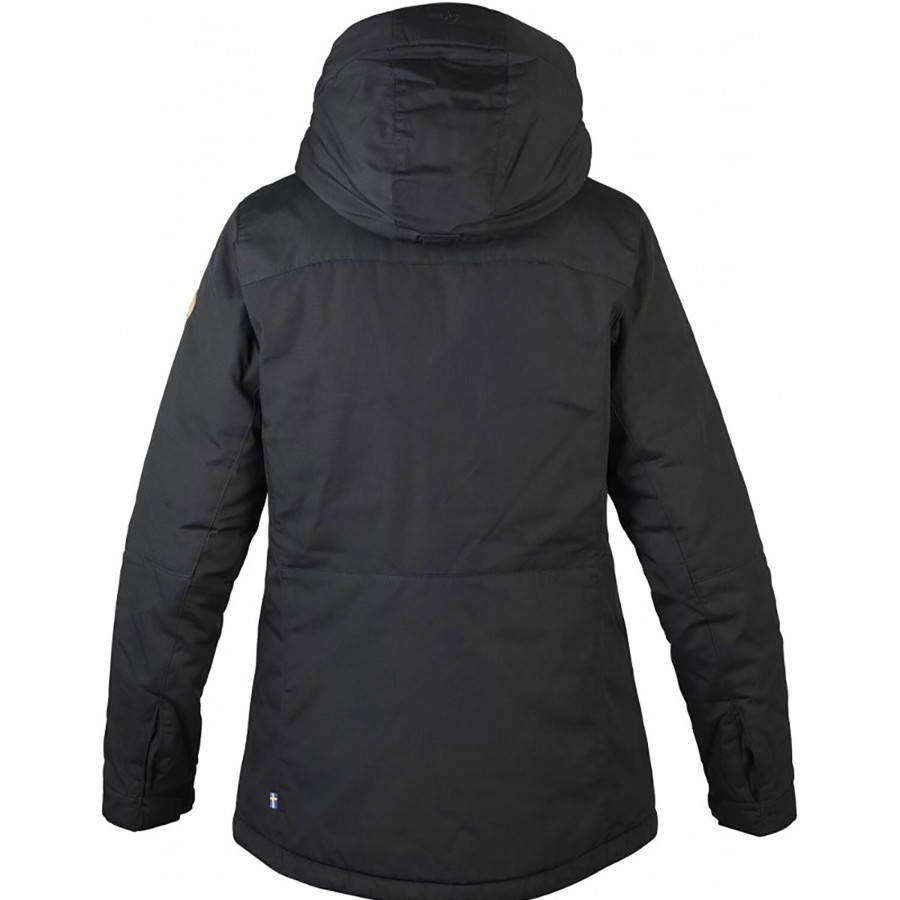 Dame Fjällräven | Fjallraven Womens Skogso Padded Jacket Sort (Black/550)