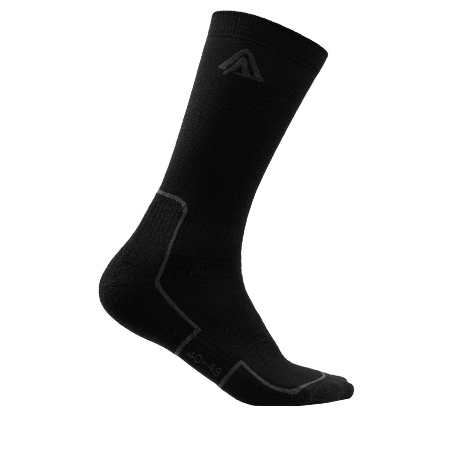 Fodtoj Aclima | Aclima Trekking Socks Sort (Jet Black)