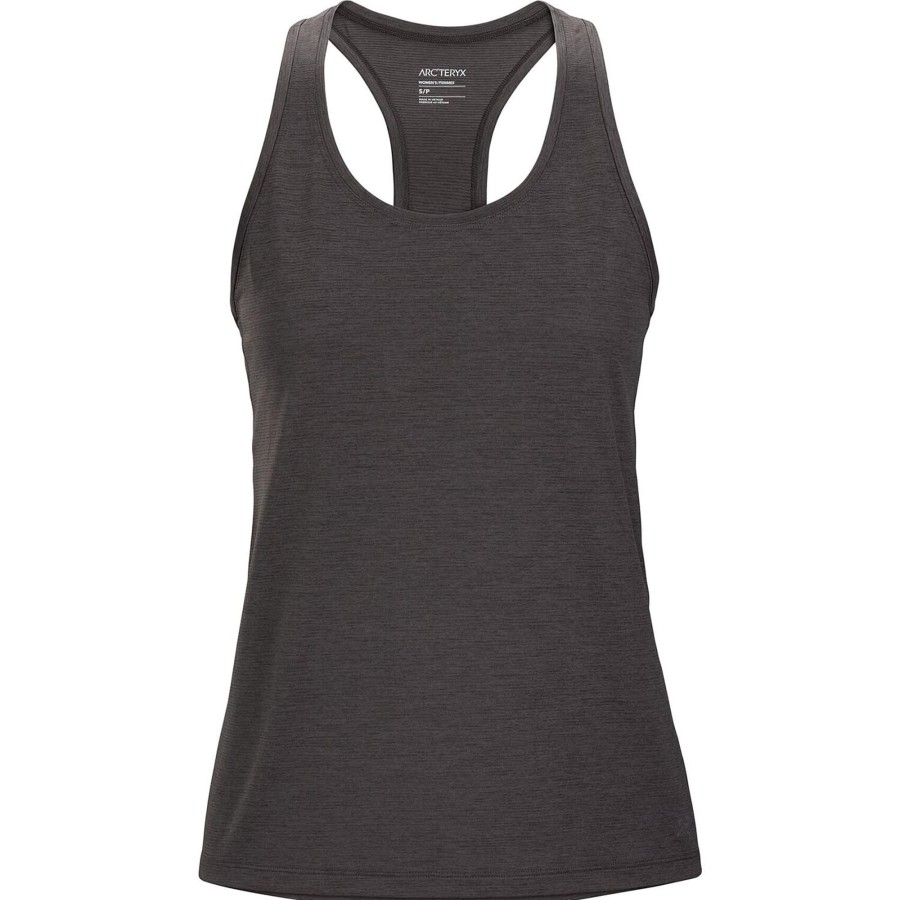 Dame Arc'teryx | Arcteryx Womens Taema Tank Sort (Black Heather)