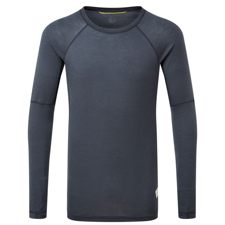 Herre Artilect | Artilect Mens Boulder 125 Crew L/S Bla (Dusk Blue/Black)