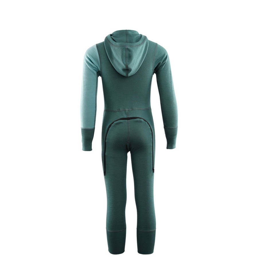 Born Aclima | Aclima Childrens Warmwool Overall Bla (North Atlantic/Reef Waters)