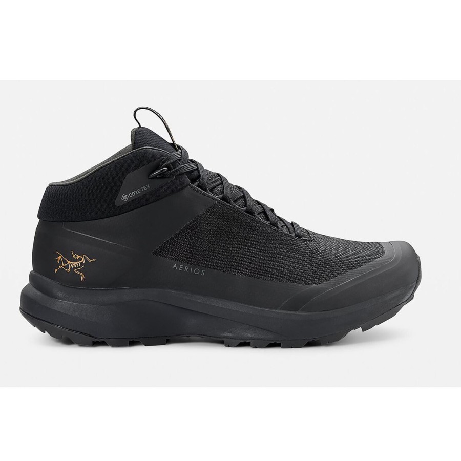 Fodtoj Arc'teryx | Arcteryx Womens Aerios Fl 2 Mid Gtx Sort (Black/Black)