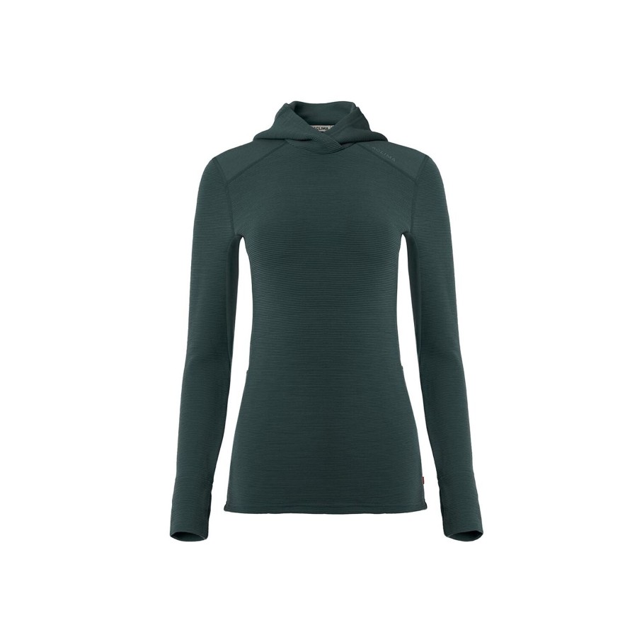 Dame Aclima | Aclima Womens Streamwool Hoodie Gron (Green Gables)