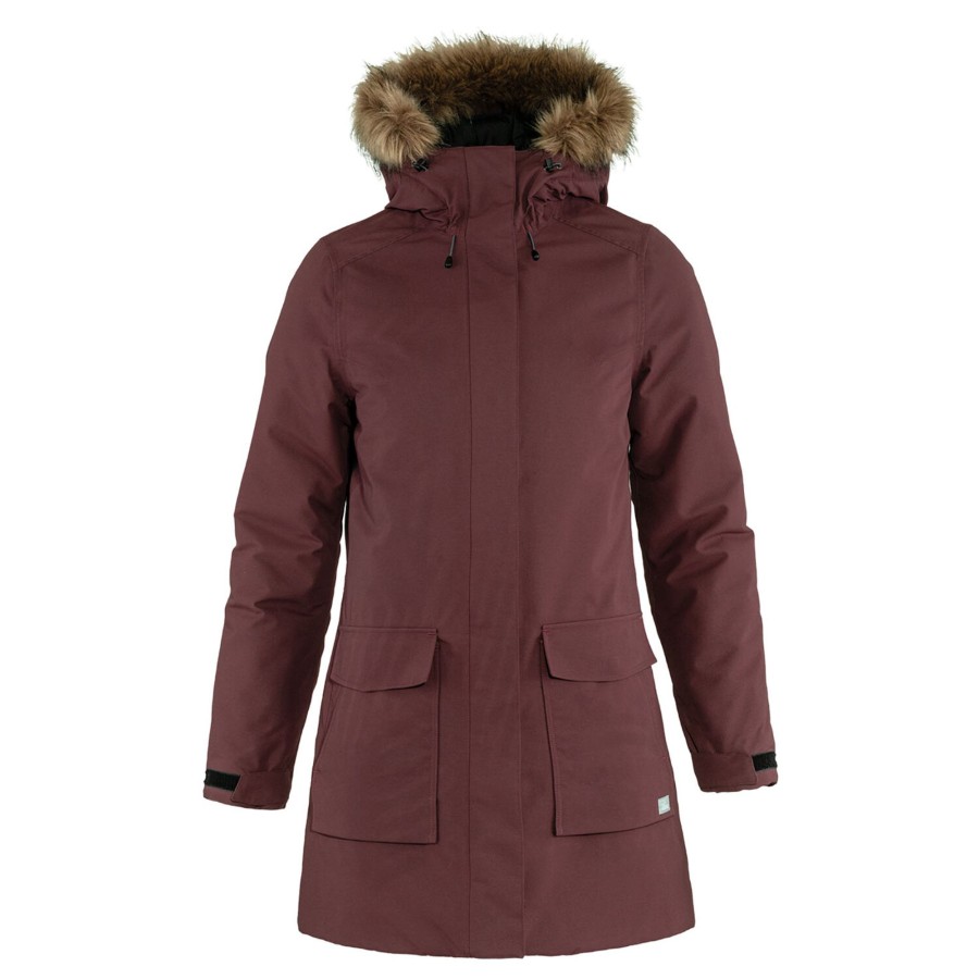 Dame Tierra | Tierra Womens Malmagen Parka Lilla (Dark Plum)