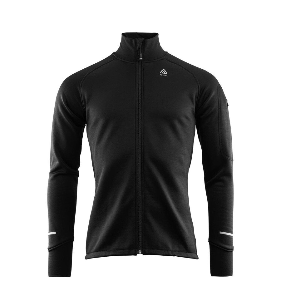 Herre Aclima | Aclima Mens Woolshell Sport Jacket Sort (Jet Black)