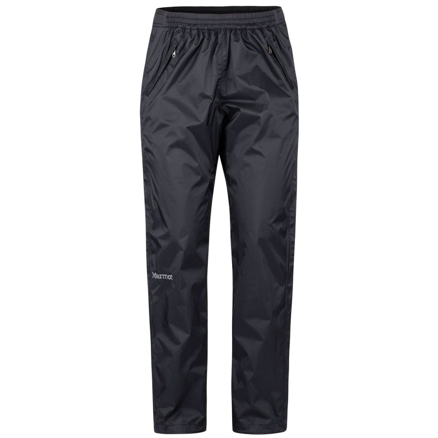 Dame Marmot | Marmot Womens Precip Eco Full Zip Pant Sort (Black)