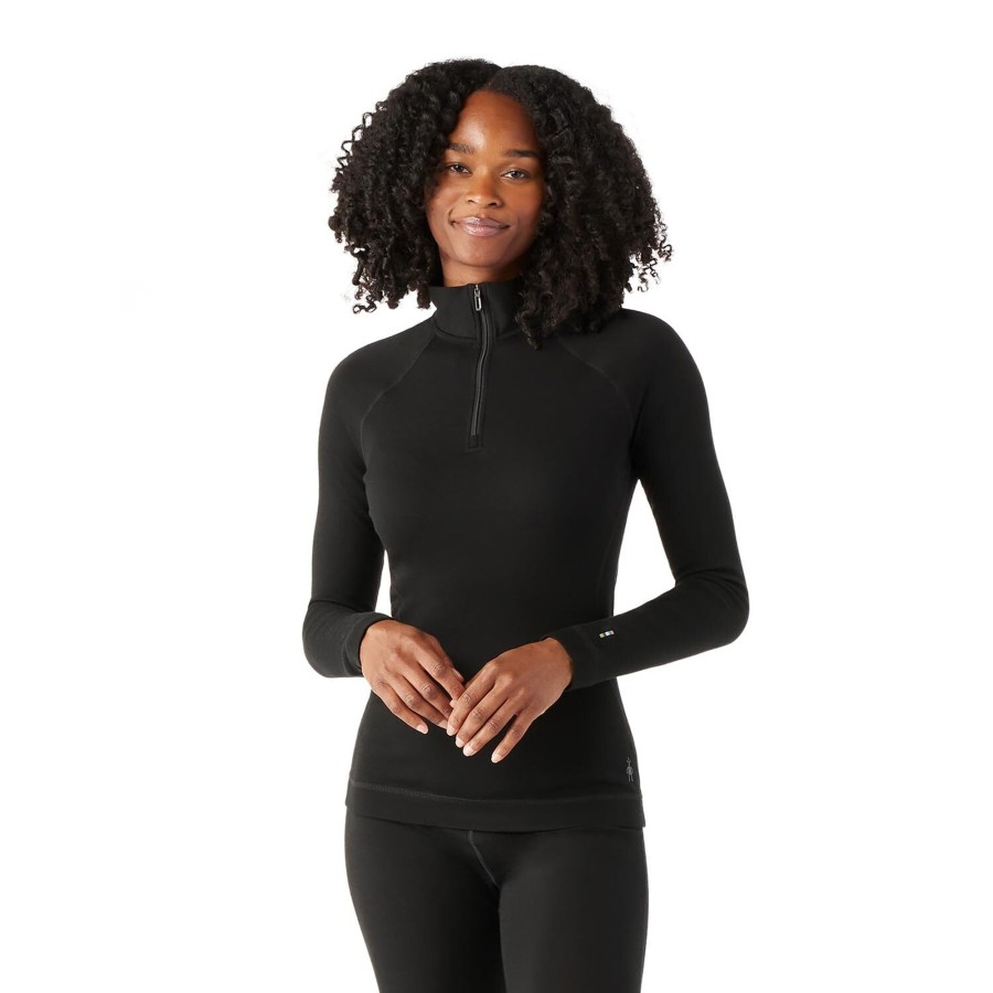 Dame Smartwool | Smartwool Womens Cl Thermal Merino Base Layer 1/4 Zip