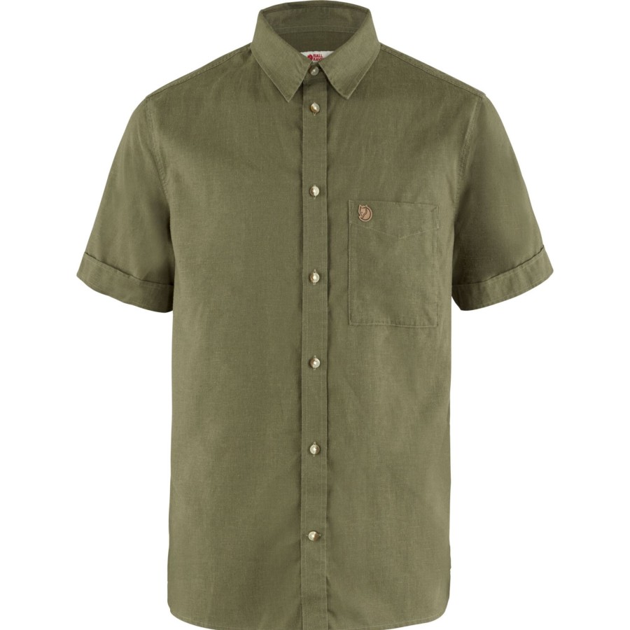 Herre Fjällräven | Fjallraven Mens Ovik Travel Shirt S/S