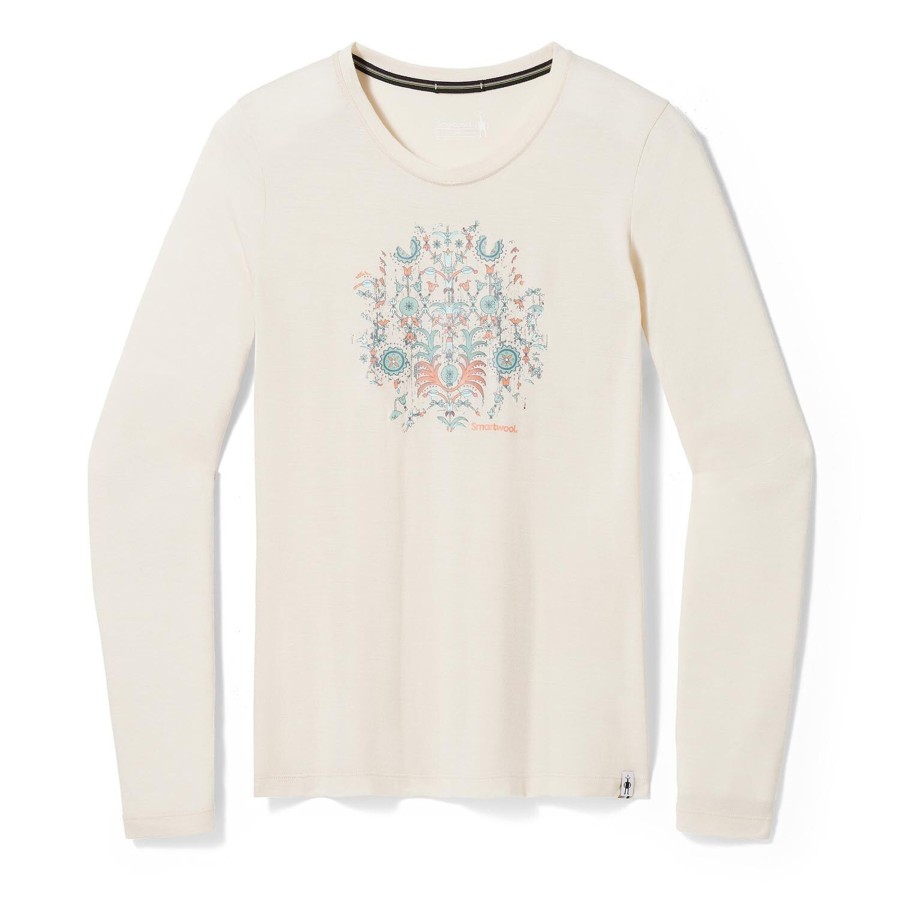 Dame Smartwool | Smartwool Womens Floral Tundra Graphic L/S Tee