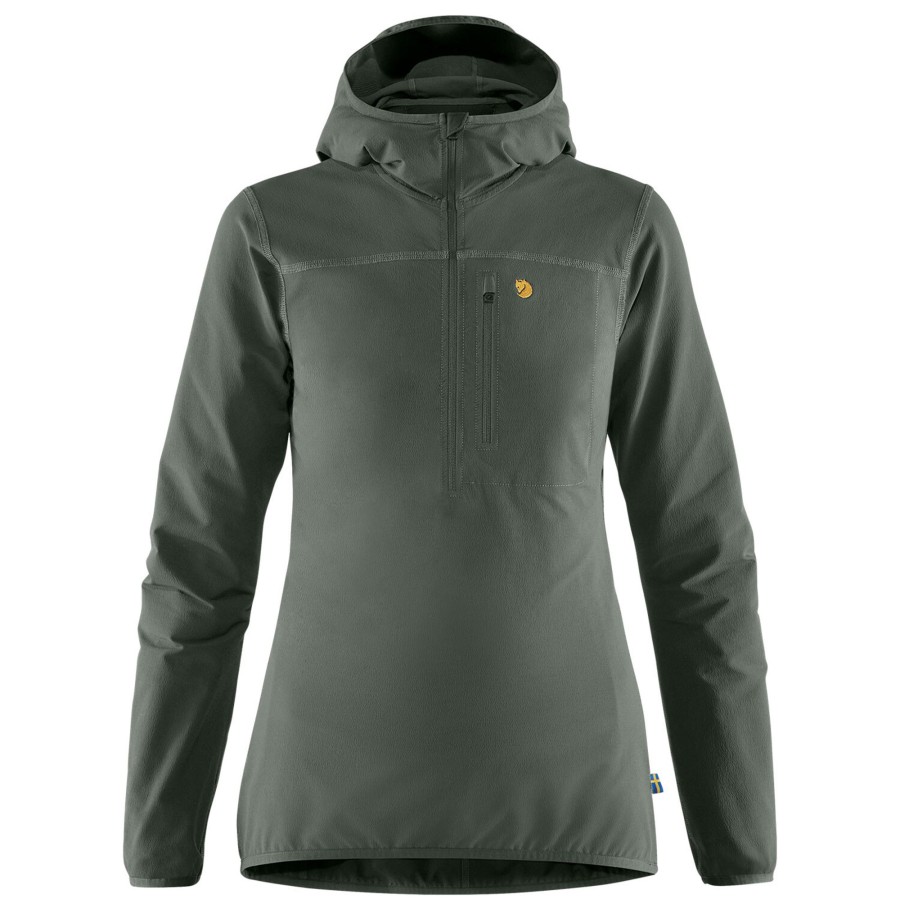 Dame Fjällräven | Fjallraven Womens Bergtagen Stretch Half Zip