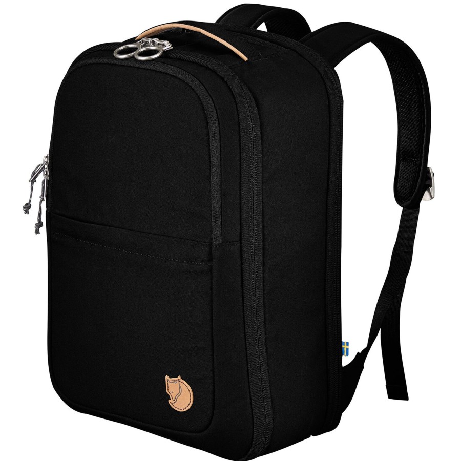 Rygsaekke Fjällräven | Fjallraven Travel Pack Small Sort (Black/550)