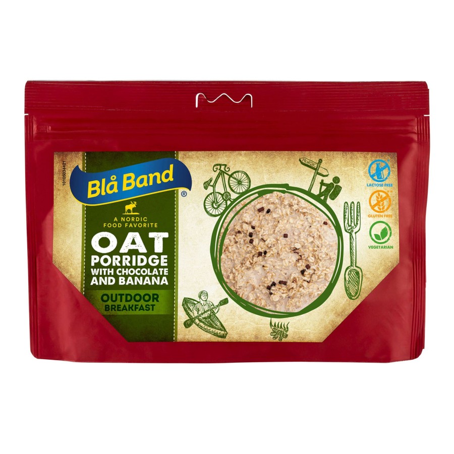 Mad-Drikke Blå Band | Bla Band Oat Porridge With Chocolate Banana