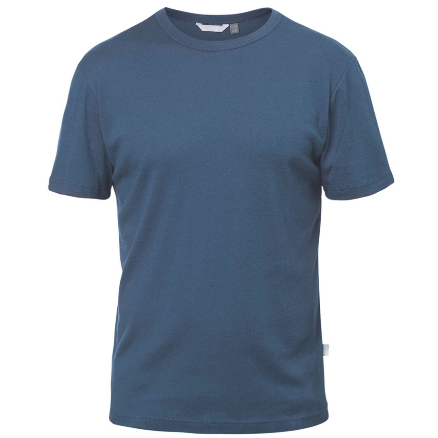 Herre Tierra | Tierra Mens Lano Solid Tee 2021 Model Bla (Indigo)