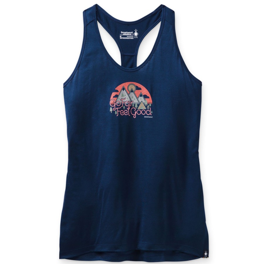 Dame Smartwool | Smartwool Womens Merino Sport 150 Gffg Grafic Tank