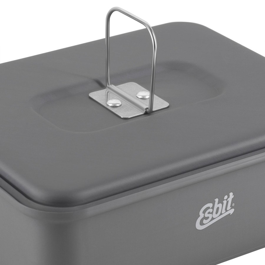 Mad-Drikke Esbit | Esbit Solid Fuel Cookset 1,1L No Non-Stick