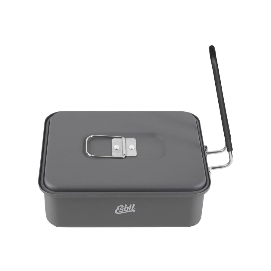 Mad-Drikke Esbit | Esbit Solid Fuel Cookset 1,1L No Non-Stick