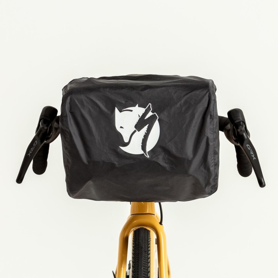 Udstyr Fjällräven | Fjallraven S/F Handlebar Bag Rain Cover Sort (Black/550)