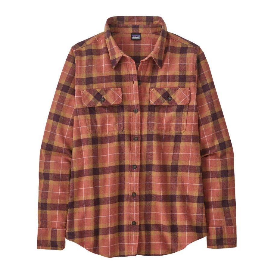 Dame Patagonia | Patagonia Womens L/S Org Mw Fjord Flannel Shirt