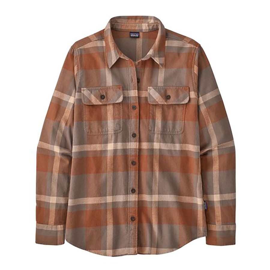 Dame Patagonia | Patagonia Womens L/S Org Mw Fjord Flannel Shirt