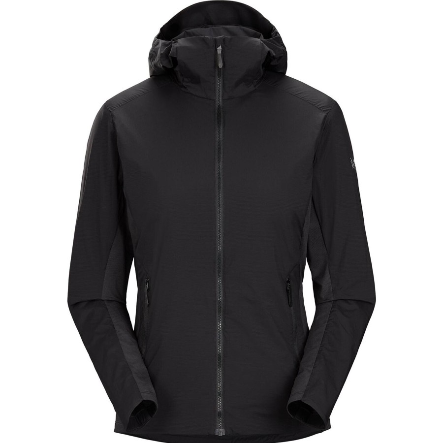 Dame Arc'teryx | Arcteryx Womens Atom Lightweight Hoody Sort (Black)