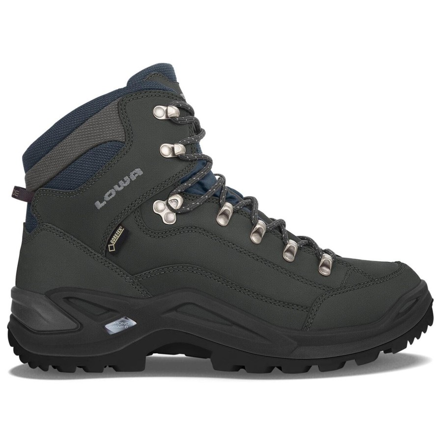 Fodtoj Lowa | Lowa Mens Renegade Gtx Mid Wide Gra (Dark Grey)