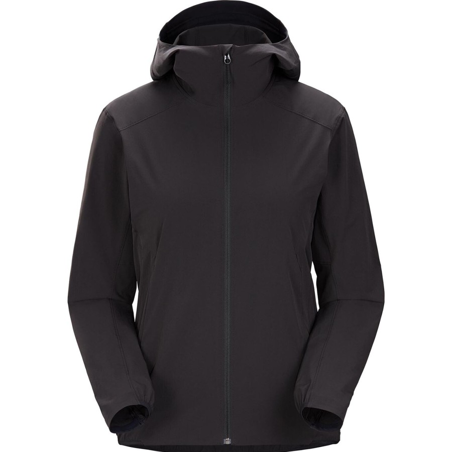 Dame Arc'teryx | Arcteryx Womens Gamma Lightweight Hoody Sort (Black)