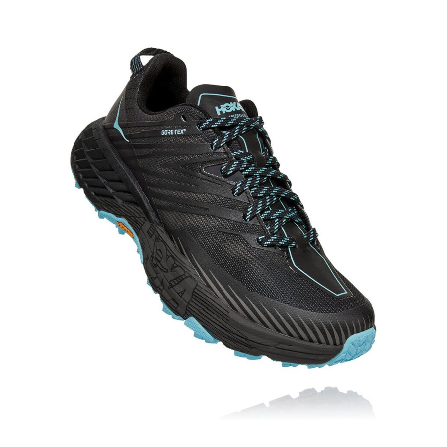 Fodtoj Hoka | Hoka Womens Speedgoat 4 Gtx Gra (Anthracite/Dark Gull Grey)