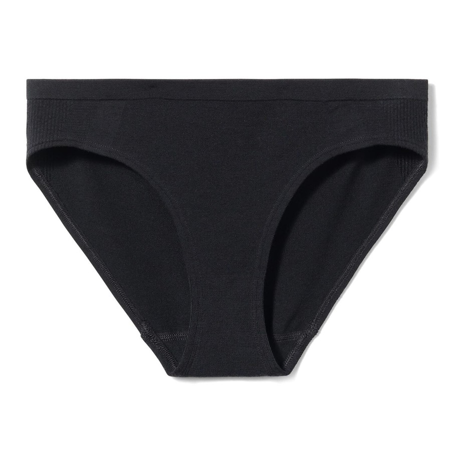 Dame Smartwool | Smartwool Womens Intraknit Bikini Sort (Black)