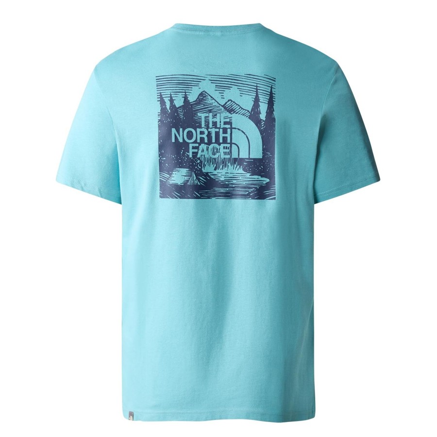 Herre The North Face | The North Face Mens S/S Redbox Celebration Tee Bla (Reef Waters/Summit Navy)