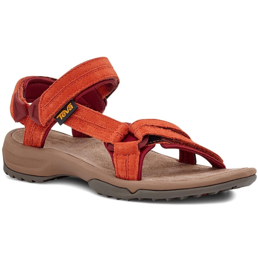 Fodtoj Teva | Teva Womens Terra Fi Lite Suede Orange (Languostino)