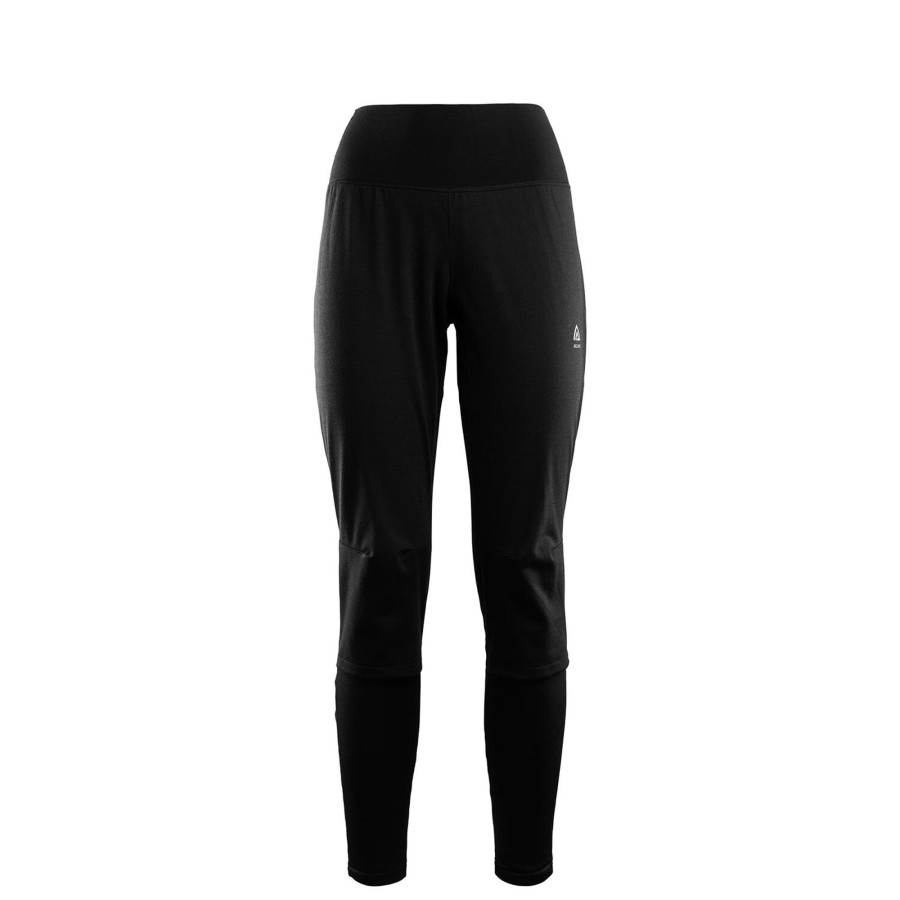 Dame Aclima | Aclima Womens Woolshell Sport Tights Sort (Jet Black)