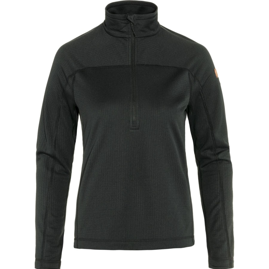 Dame Fjällräven | Fjallraven Womens Abisko Lite Fleece Half Zip