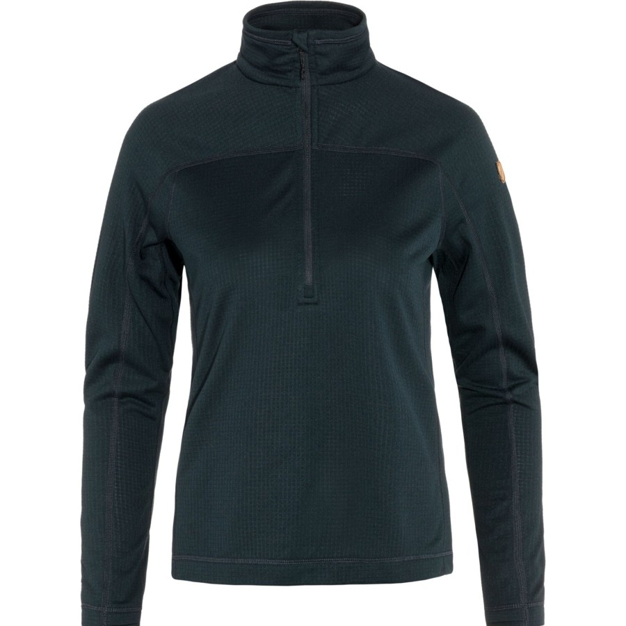 Dame Fjällräven | Fjallraven Womens Abisko Lite Fleece Half Zip