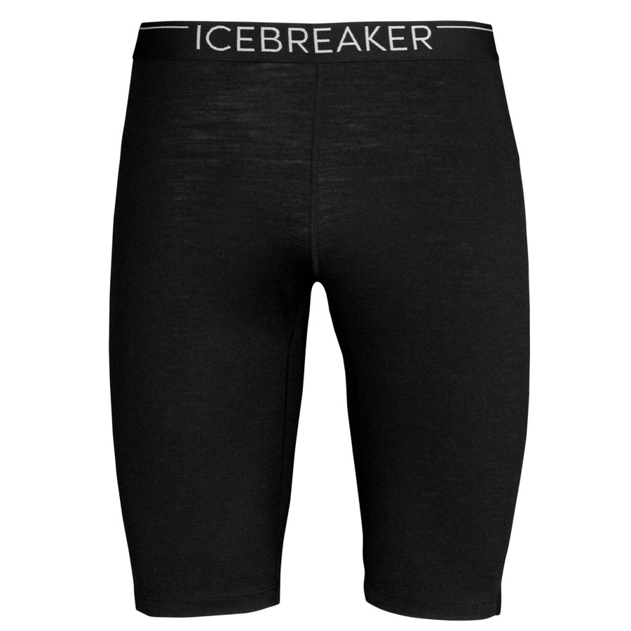 Herre Icebreaker | Icebreaker Mens 200 Oasis Shorts Sort (Black)