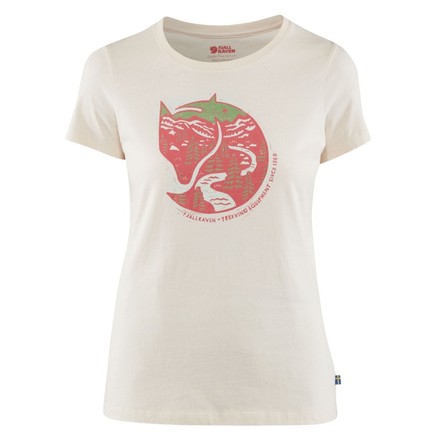 Dame Fjällräven | Fjallraven Womens Arctic Fox Print T-Shirt