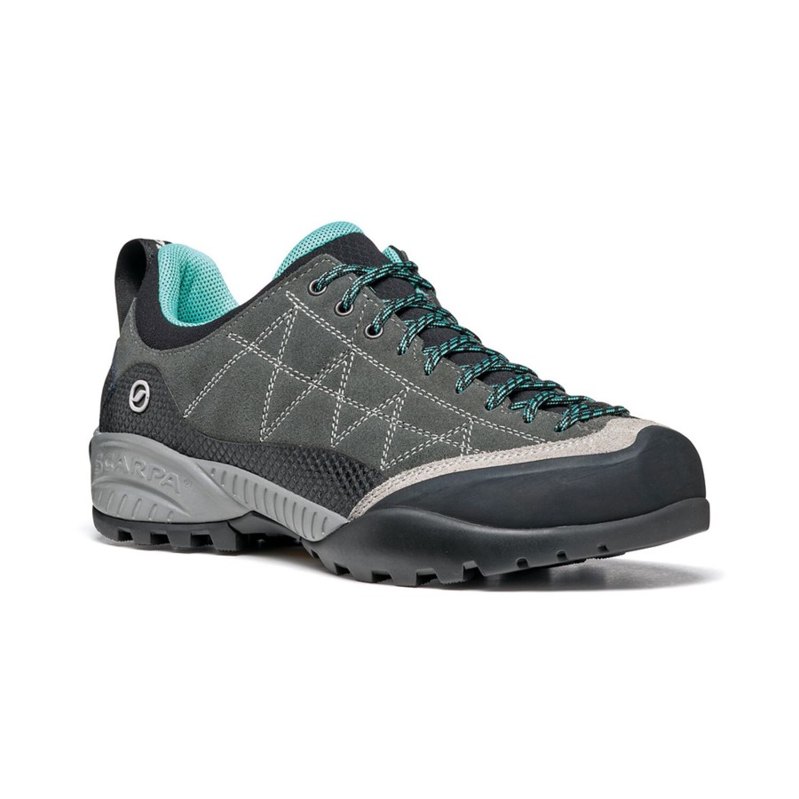 Fodtoj Scarpa | Scarpa Womens Zen Pro Gra (Shark/Green Blue)