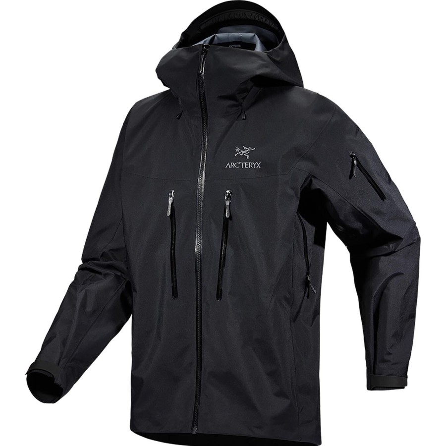 Herre Arc'teryx | Arcteryx Mens Alpha Sv Jacket Sort (Black)