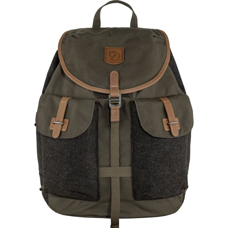 Rygsaekke Fjällräven | Fjallraven Varmland Rucksack Gron (Dark Olive-Brown/633-290)