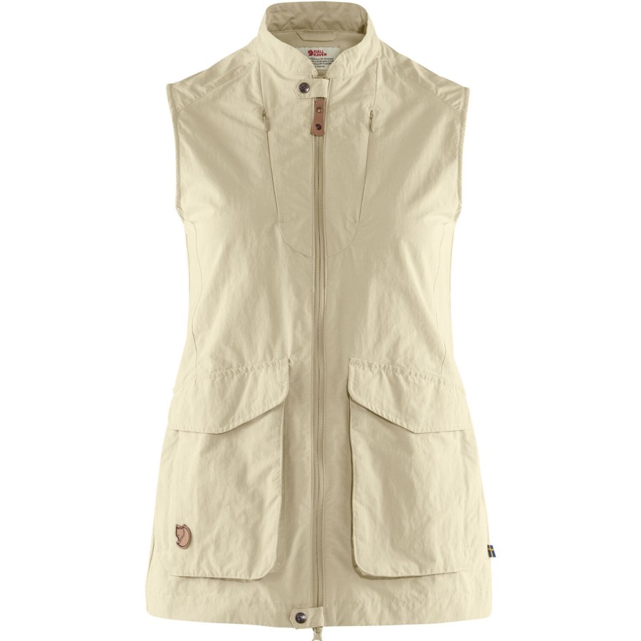 Dame Fjällräven | Fjallraven Womens Travellers Mt Vest Beige (Light Beige/191)